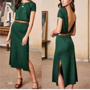 Sézane Lucille Dress Green size XL